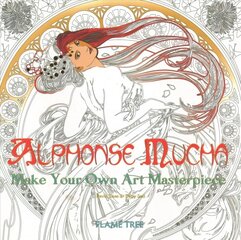 Alphonse Mucha (Art Colouring Book): Make Your Own Art Masterpiece New edition цена и информация | Книжки - раскраски | pigu.lt