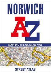 Norwich A-Z Street Atlas Tenth edition kaina ir informacija | Kelionių vadovai, aprašymai | pigu.lt