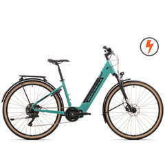 Elektrinis dviratis Rock Machine Crossride 29", žalias kaina ir informacija | Elektriniai dviračiai | pigu.lt