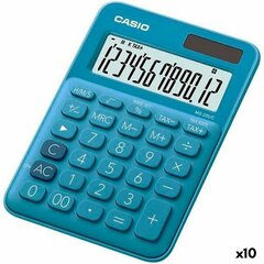 Калькулятор Casio MS-20UC 2,3 x 10,5 x 14,95 cm Синий (10 штук) цена и информация | Канцелярские товары | pigu.lt