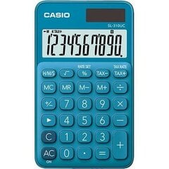 Skaičiuotuvas Casio SL-310UC, mėlyna, 10 vnt kaina ir informacija | Kanceliarinės prekės | pigu.lt