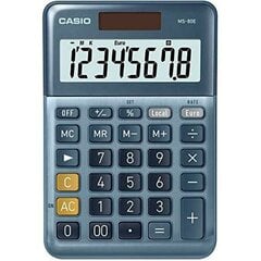 Skaičiuotuvas Casio MS-80E, mėlyna, 10 vnt kaina ir informacija | Casio Vaikams ir kūdikiams | pigu.lt