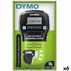 Etikečių spausdintuvas Dymo LM160, Juodas, 1,2 mm, 6 vnt. kaina ir informacija | Spausdintuvai | pigu.lt