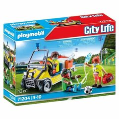 Набор машинок Playmobil 71204 Футболист, 42 предмета цена и информация | Конструкторы и кубики | pigu.lt