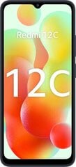 Xiaomi Redmi 12C 3/32GB, Graphite Gray MZB0DL5EU kaina ir informacija | Mobilieji telefonai | pigu.lt