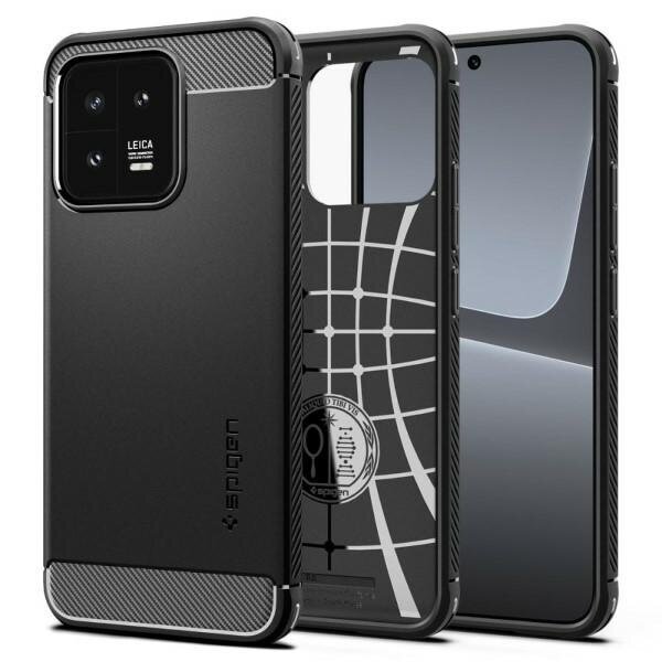 Spigen Rugged Armor, juodas kaina ir informacija | Telefono dėklai | pigu.lt