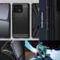 Spigen Rugged Armor, juodas kaina ir informacija | Telefono dėklai | pigu.lt