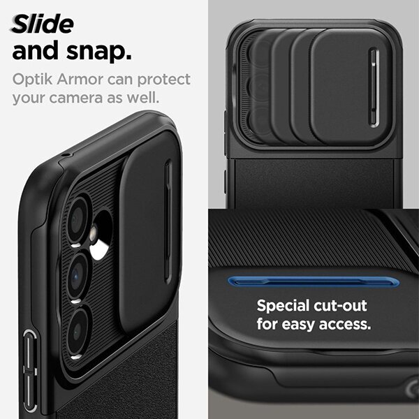 Spigen Optik Armor kaina ir informacija | Telefono dėklai | pigu.lt