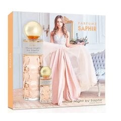 Kvapiojo vandens rinkinys Saphir Muse Night Women EDP moterims: kvapusis vanduo 200 ml + kvapusis vanduo 25 ml цена и информация | Женские духи | pigu.lt