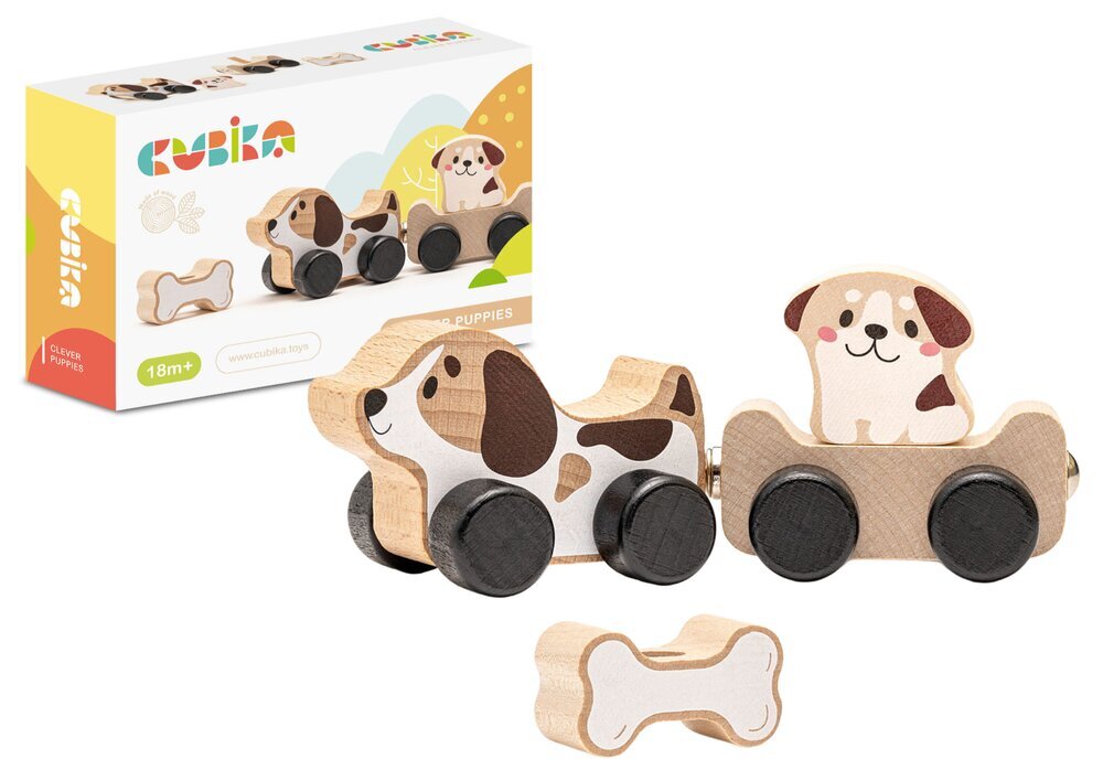 Medinis žaislas Cubika Smart Dogs Bone 15443 цена и информация | Žaislai berniukams | pigu.lt