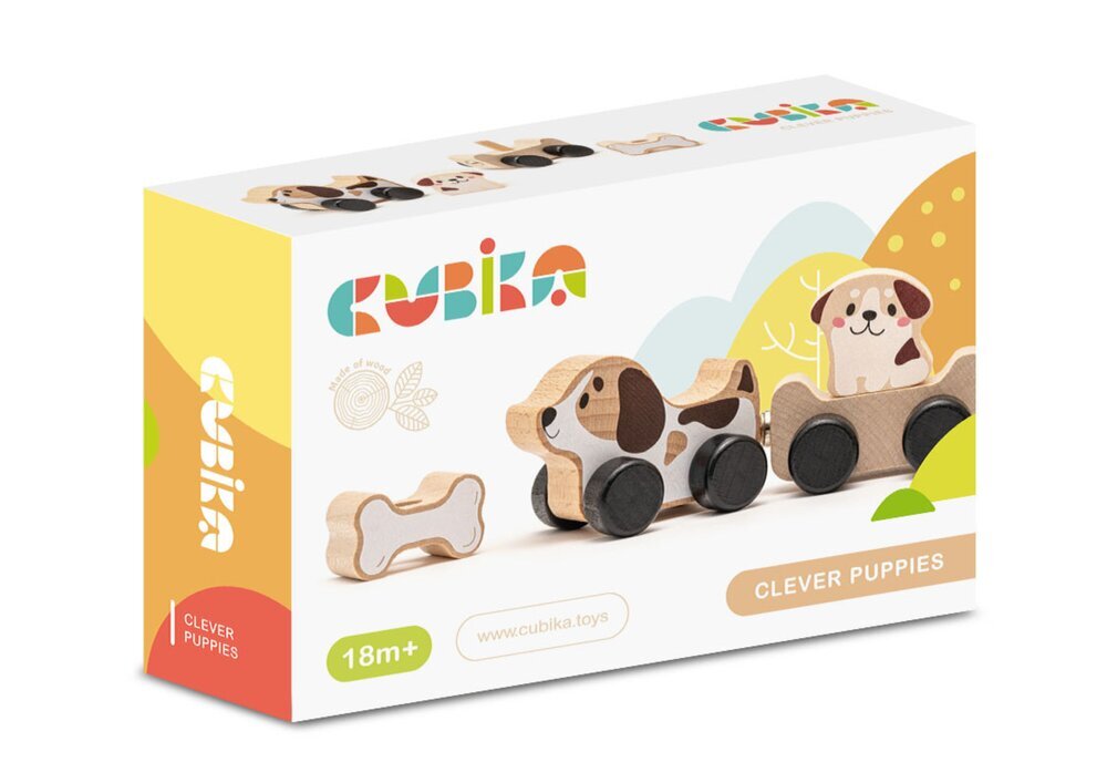 Medinis žaislas Cubika Smart Dogs Bone 15443 цена и информация | Žaislai berniukams | pigu.lt