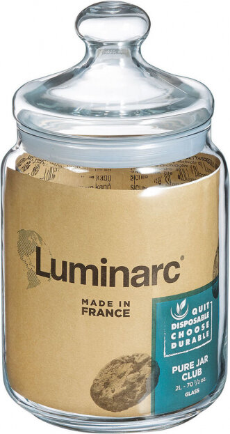 Luminarc Club stiklainis, 1,5 L , 6 vnt kaina ir informacija | Maisto saugojimo  indai | pigu.lt