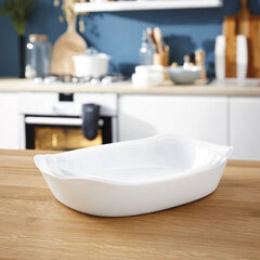 Поднос Luminarc Smart Cuisine Прямоугольный Белый Cтекло 30 x 22 cm (6 штук) цена и информация | Формы, посуда для выпечки | pigu.lt