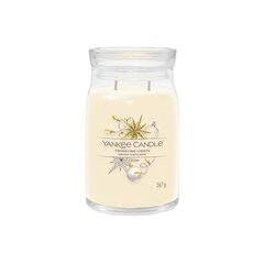 Yankee Candle Aromatinė žvakė Signatūrinė stiklinė didelė mirganti šviesa su 567 g kaina ir informacija | Žvakės, Žvakidės | pigu.lt