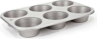 Форма для флана Quttin 6 штук Углеродистая сталь 26,5 x 18 x 3 cm цена и информация | Формы, посуда для выпечки | pigu.lt
