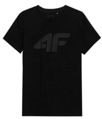 Мужская футболка 4FSS23TTSHM537, Черный, Размер М цена и информация | Мужские футболки | pigu.lt