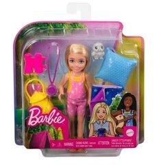 Набор для кемпинга Barbie Chelsea Doll + спальный мешок цена и информация | Игрушки для девочек | pigu.lt