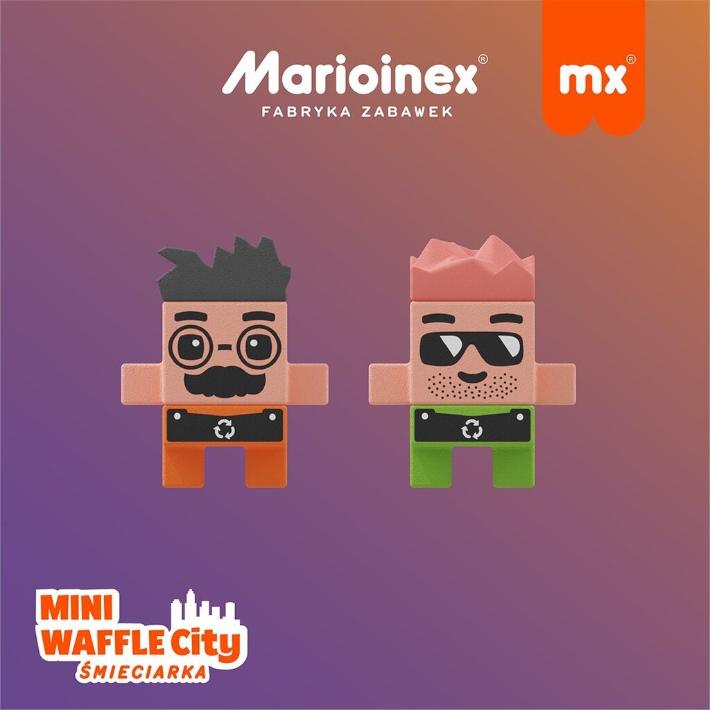 Konstruktorius Marioinex Mini Waffle šiukšliavežė, 48 d. kaina ir informacija | Konstruktoriai ir kaladėlės | pigu.lt