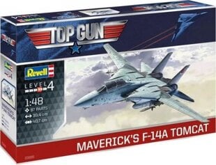 Клеевая модель Revell F-14A Tomcat компании Maverick «Top Gun» 1:48 цена и информация | Склеиваемые модели | pigu.lt