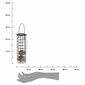 Metalinė lesyklėlė paukščiams ProGarden, pilka цена и информация | Inkilai, lesyklėlės, narvai | pigu.lt