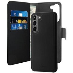 Puro Wallet Detachable Sam S23 S911 2w1 czarne|black PUSGS23BOOKC3BLK цена и информация | Чехлы для телефонов | pigu.lt