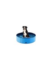 Складной бассейн для собак 160x30см, 550л цена и информация | Средства по уходу за животными | pigu.lt