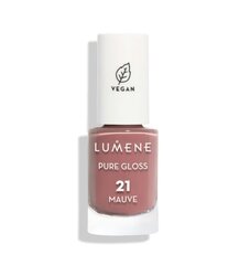 Лак для ногтей Lumene Pure Gloss 21 Mauve, 5 мл цена и информация | Лаки, укрепители для ногтей | pigu.lt