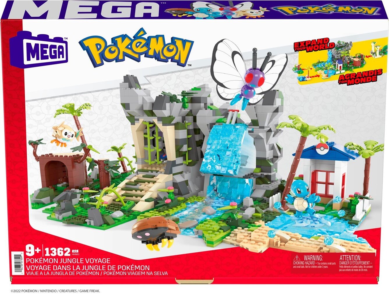 Konstravimo rinkinys Mega Pokémon Ultimate Jungle kaina ir informacija | Konstruktoriai ir kaladėlės | pigu.lt