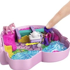 Lėlių rinkinys su priedais Polly Pocket Unicorn Forest Compact цена и информация | Игрушки для девочек | pigu.lt