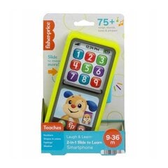 Interaktyvus žaislinis telefonas 2in1 Fisher Price kaina ir informacija | Lavinamieji žaislai | pigu.lt