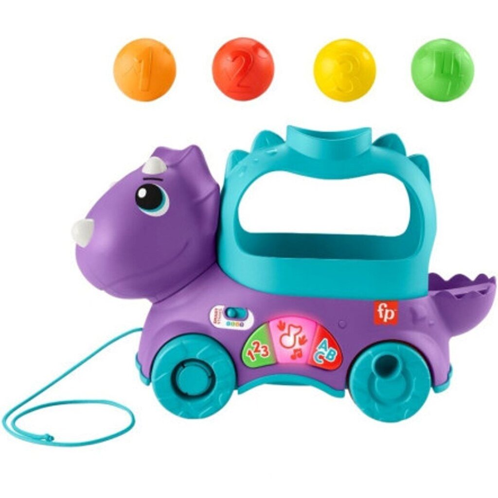 Interaktyvus dinozauras Fisher Price kaina ir informacija | Lavinamieji žaislai | pigu.lt