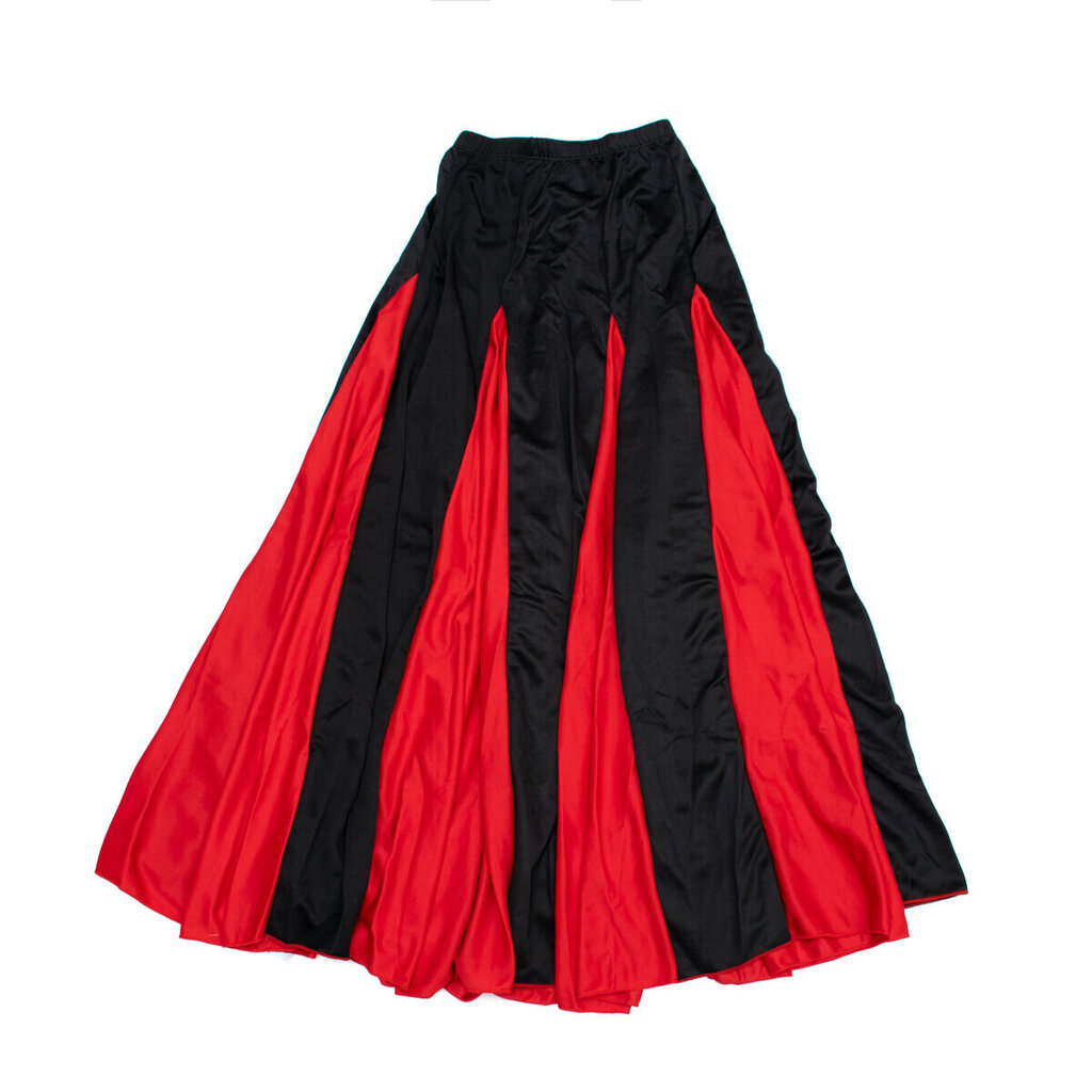 Flamenko sijonas moterims 8FQ32, juodas цена и информация | Sijonai | pigu.lt