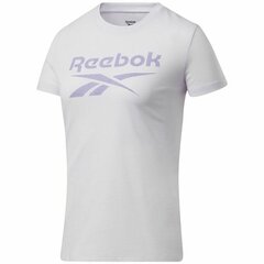 Футболка с коротким рукавом женская Reebok Workout Ready Supremium Пурпурный Белый цена и информация | Футболка женская | pigu.lt