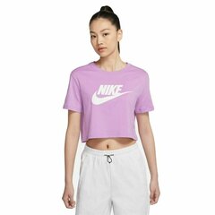 Nike sportiniai marškinėliai moterims Sportswear Essential, violetiniai kaina ir informacija | Sportinė apranga moterims | pigu.lt