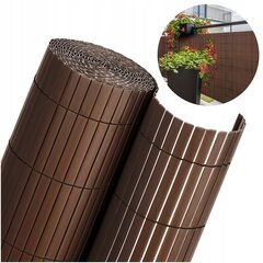 Balkono/terasos apsauga nuo saulės - užuovėja Plast PVC 1,2 x 5 m, Ruda цена и информация | Зонты, маркизы, стойки | pigu.lt