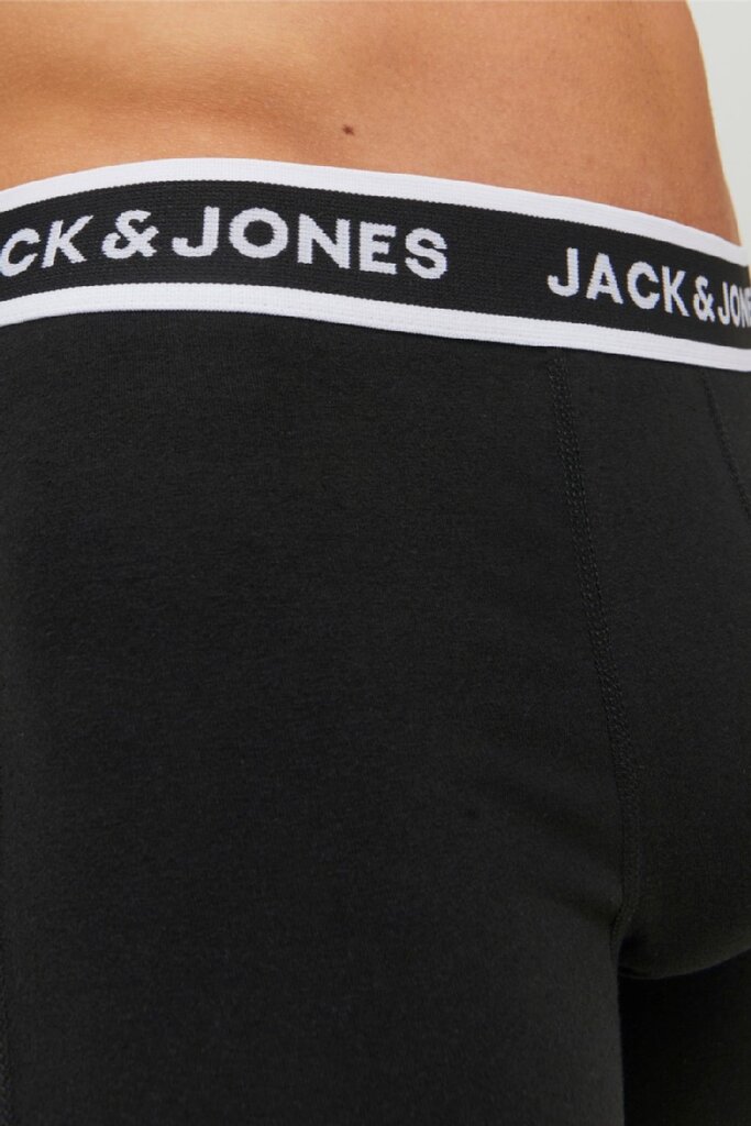 Trumpikės vyrams Jack&Jones, juodi, 5 vnt. цена и информация | Trumpikės | pigu.lt