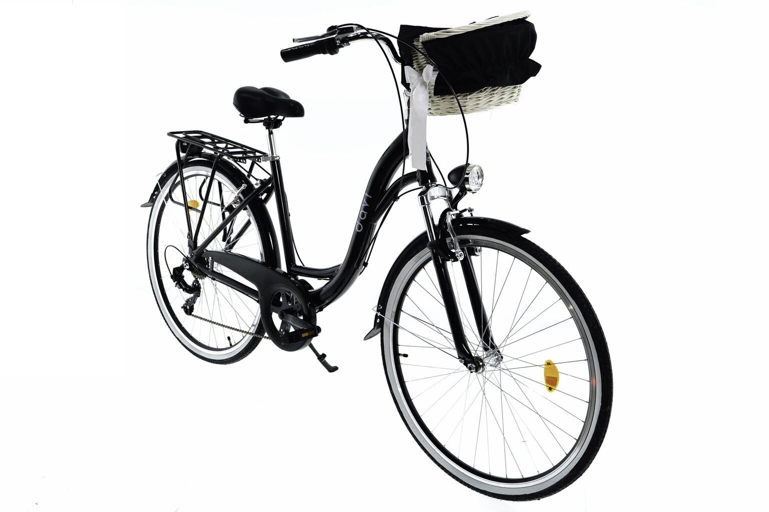 Moteriškas dviratis Davi Maria Alu, 160-185 cm, 28", Shimano, juodas kaina ir informacija | Dviračiai | pigu.lt