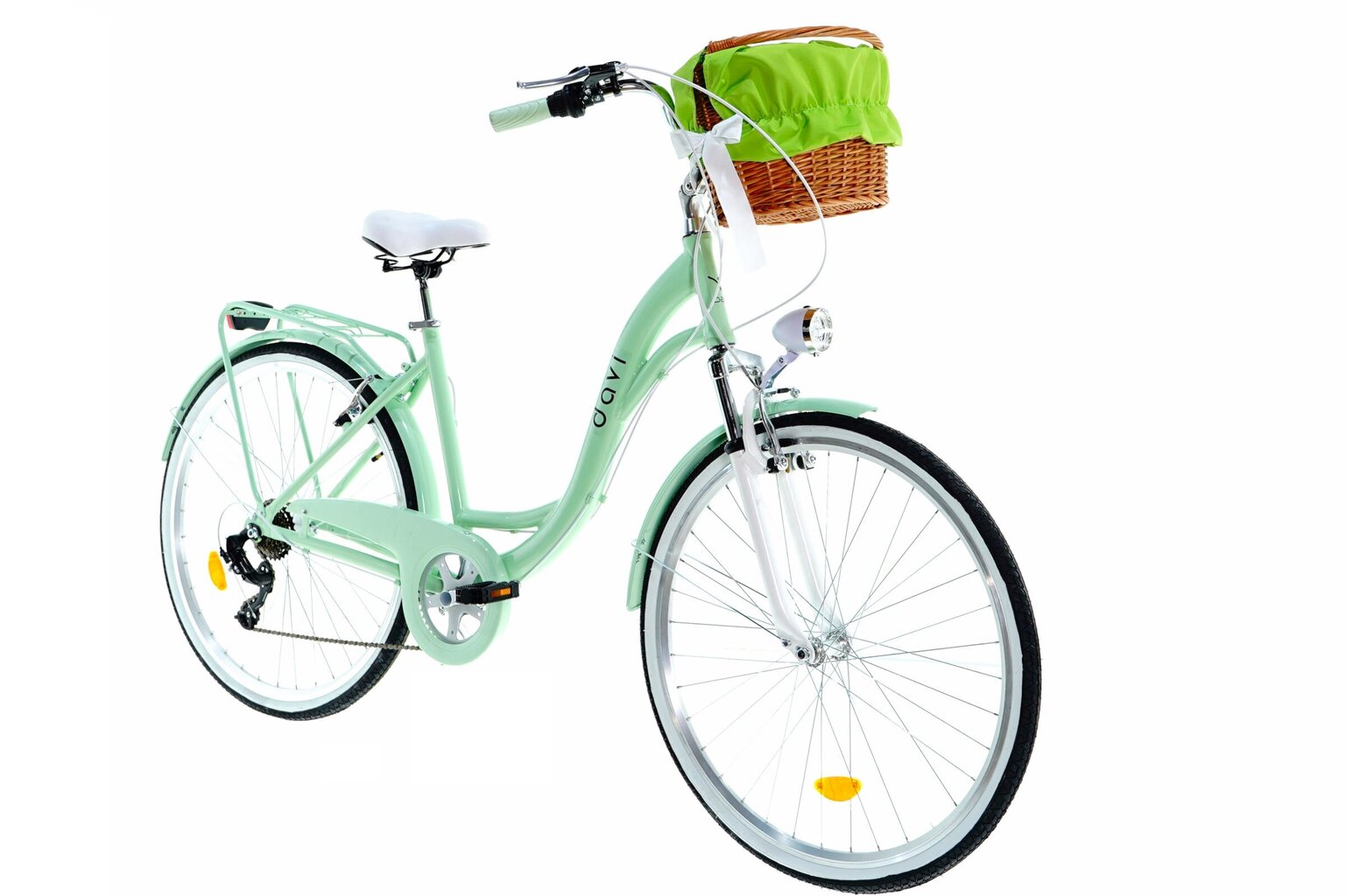 Moteriškas dviratis Davi Maria Alu, 160-185 cm, 28", Shimano, žalias цена и информация | Dviračiai | pigu.lt