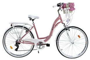 Moteriškas dviratis Davi Maria Alu, 160-185 cm, 28", Shimano, rožinis kaina ir informacija | Dviračiai | pigu.lt