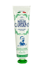 Dantų pasta Pasta Del Capitano Natural Herbs 75 ml kaina ir informacija | Dantų šepetėliai, pastos | pigu.lt
