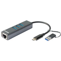 D-Link DUB-2332 цена и информация | Адаптеры, USB-разветвители | pigu.lt