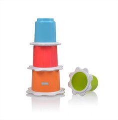 Чашки - пирамида Kidsme цена и информация | Игрушки для малышей | pigu.lt