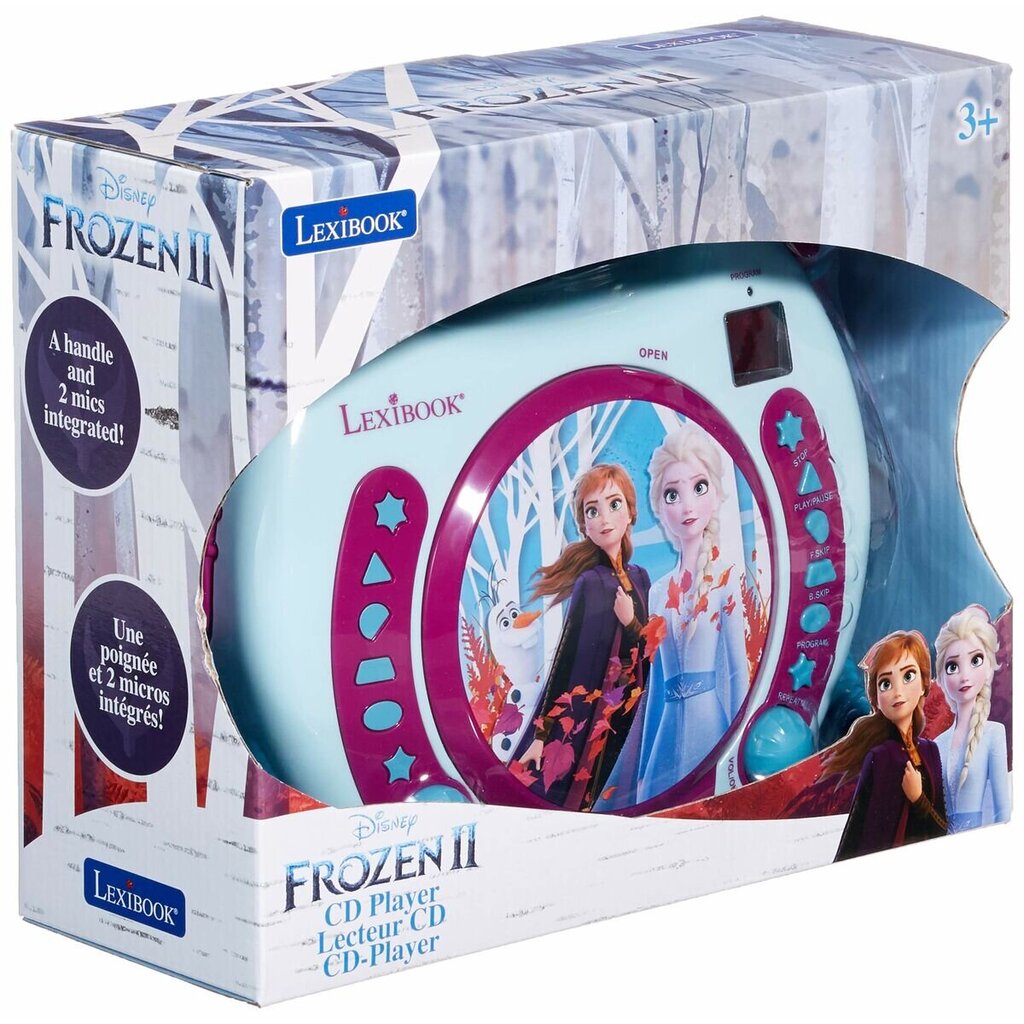 Žaislinė karaoke CD Lexibook Frozen (Ledo Šalis) kaina ir informacija | Lavinamieji žaislai | pigu.lt