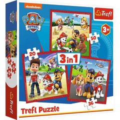 Dėlionių rinkinys Trefl Paw Patrol (Šunyčiai Patruliai), 86 det. kaina ir informacija | Dėlionės (puzzle) | pigu.lt