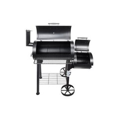 Rūkymo grilis Grillchef Smoker, 127x122x63 cm, juodas kaina ir informacija | Kepsninės, griliai | pigu.lt