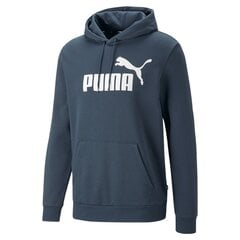 Мужской свитер Puma Ess Big Logo Hoodie 586687 61, синий цена и информация | Мужские толстовки | pigu.lt