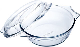 Форма для выпечки Ô Cuisine   С крышкой 21,5 x 18 x 8,5 cm Прозрачный Cтекло (3 штук) цена и информация | Формы, посуда для выпечки | pigu.lt