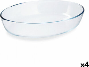 Форма для выпечки Pyrex Classic овальная 30 x 21 x 7 cm Прозрачный Cтекло (4 штук) цена и информация | Формы, посуда для выпечки | pigu.lt