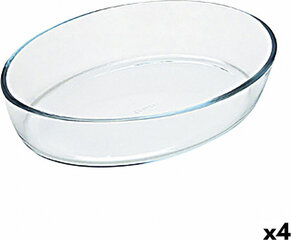 Форма для выпечки Pyrex Classic овальная 40 x 28 x 7 cm Прозрачный Cтекло (4 штук) цена и информация | Формы, посуда для выпечки | pigu.lt