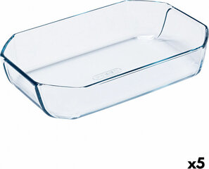 Форма для выпечки Pyrex Inspiration Прямоугольный 30 x 20 x 6,45 cm Прозрачный Cтекло (5 штук) цена и информация | Формы, посуда для выпечки | pigu.lt